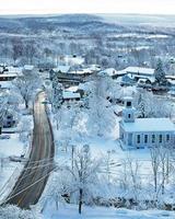 foto aérea de drone de washingtonville, nova york