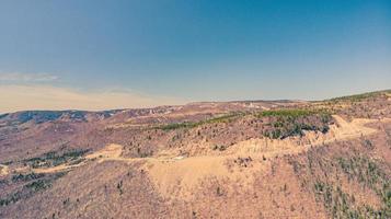 a vista panorâmica da ilha cape breton perto de nova scotia, canadá foto