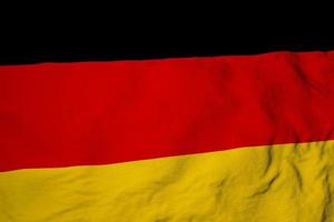 bandeira alemã em renderização 3d foto