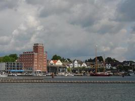 cidade de kappeln em schleswig holstein foto