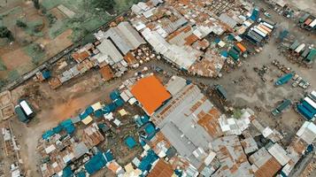 vista aérea da área industrial em dar es salaam foto