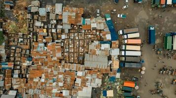 vista aérea da área industrial em dar es salaam foto