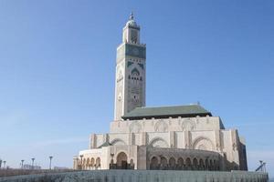 Mesquita hassan ii em casablanca, marrocos foto