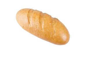 pão sobre um fundo branco foto