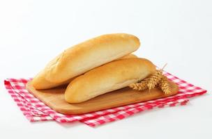 pães brancos foto