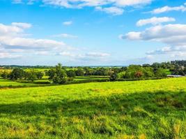 hdr vista de tanworth em arden foto