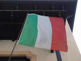 bandeira italiana da itália foto