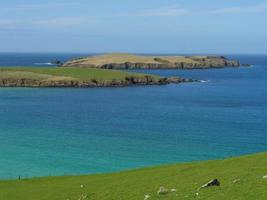 as ilhas shetland na escócia foto