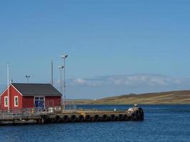 cidade de lerwick na ilha de shetland foto