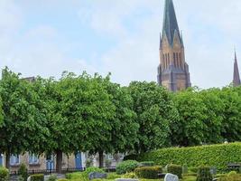 cidade de schleswig com a vila de azinheira foto