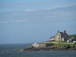 a cidade de lerwick e as ilhas shetland foto