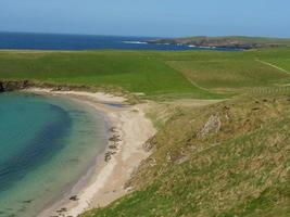 as ilhas shetland na escócia foto