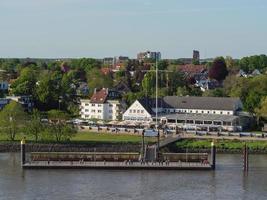 hamburgo e o rio elba foto