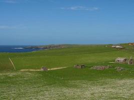 as ilhas shetland na escócia foto