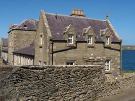 cidade de lerwick e a ilha de shetland foto