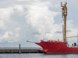 a cidade de Cuxhaven no Mar do Norte na Alemanha foto