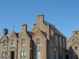 cidade de lerwick e a ilha de shetland foto