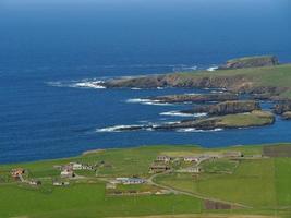 as ilhas shetland na escócia foto