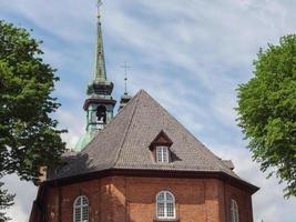 a cidade de kappeln no rio schlei foto