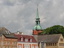 cidade de kappeln em schleswig holstein foto