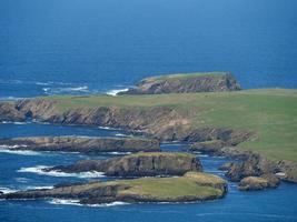 as ilhas shetland na escócia foto