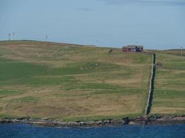 cidade de lerwick e a ilha de shetland foto