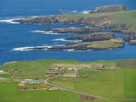as ilhas shetland na escócia foto