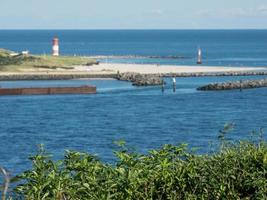 ilha de helgoland no mar do norte foto