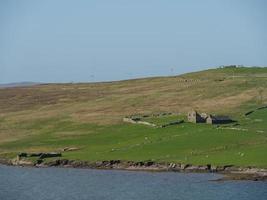 cidade de lerwick e a ilha de shetland foto