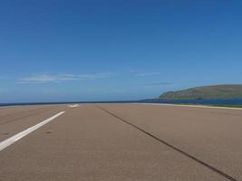 a cidade de lerwick e as ilhas shetland foto