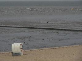 a cidade de Cuxhaven no Mar do Norte na Alemanha foto