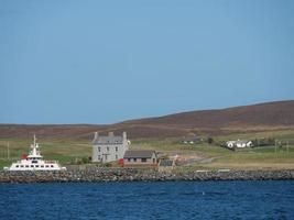 cidade de lerwick e a ilha de shetland foto