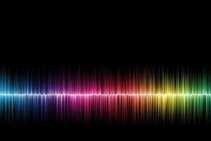 fundo de onda abstrata de espectro fundo de linhas verticais paralelas coloridas foto