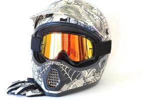 capacete de motocross foto