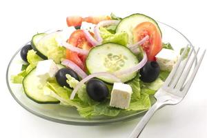 salada grega fresca foto