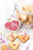 biscoitos de coração