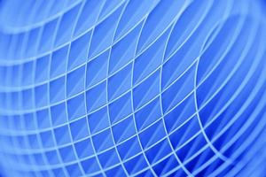 3D ilustração azul padrão geométrico sobre fundo monocromático, padrão. foto