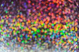 luzes abstratas de bokeh multicoloridas para plano de fundo foto