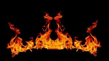 textura de chama de chama para carne de chama de fundo de fogo de forma estranha que é queimada do fogão ou de cozinhar. perigo sentindo abstrato preto adequado para banners ou anúncios. foto