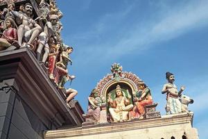 sri mariamman templo hindu em cingapura. foto