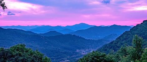 belas paisagens naturais em maggie valley north carolina foto