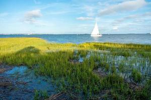 parque à beira-mar em charleston, sc foto