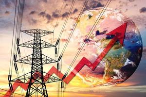 o conceito de crise energética e a crescente demanda por eletricidade. falta de eletricidade foto