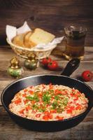 omelete turco tradicional menemen com tomates
