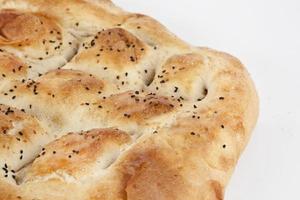 turco ramadan pão pide - ramazan pidesi isolado fundo branco foto