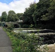 uma vista de tavistock em cornwall foto