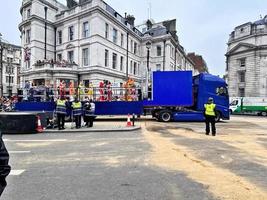 londres no reino unido em junho de 2022 uma visão do desfile do jubileu de platina em londres foto