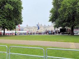 londres no reino unido em junho de 2022 uma visão do desfile do jubileu de platina em londres foto