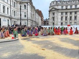 londres no reino unido em junho de 2022 uma visão do desfile do jubileu de platina em londres foto