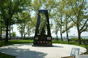 memorial da guerra coreana em nova york com água foto